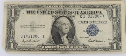 1935 series rare error - f,