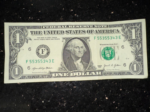 Rare dollar bill banknote - rare,